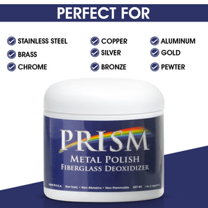 Prism Polish Metal Polish - 7 Ounce