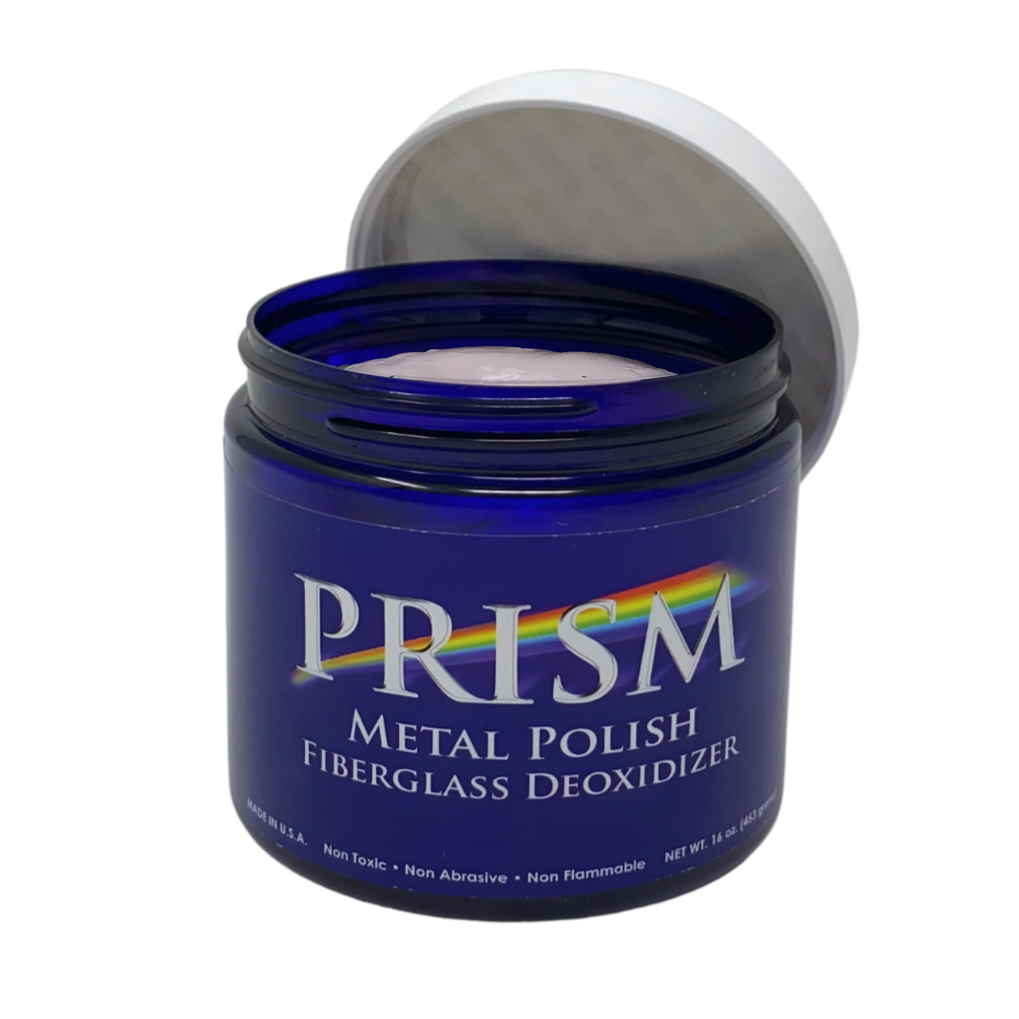 Prism Polish Premium Metal Polish 16 oz jar (white container with purple branding) featured product image