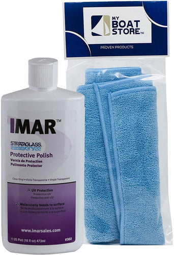 MyBoatStore Imar 302 Strataglass Polish Bundle with a Microfiber Detailing Cloth (2 Total Items)