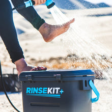 Load image into Gallery viewer, 2 Gallon RinseKit Plus Portable Shower + Pressure Booster Pump