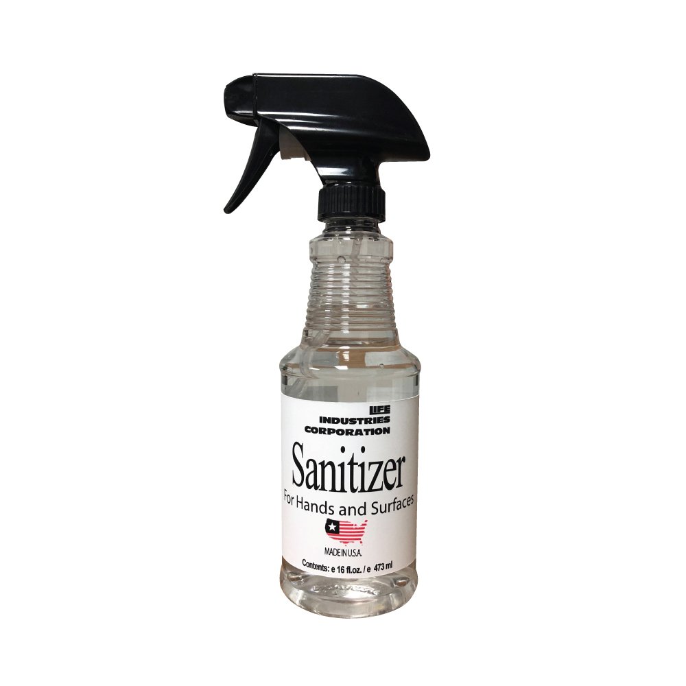 Sanitizer Spray - 16 Ounce Spray Bottle