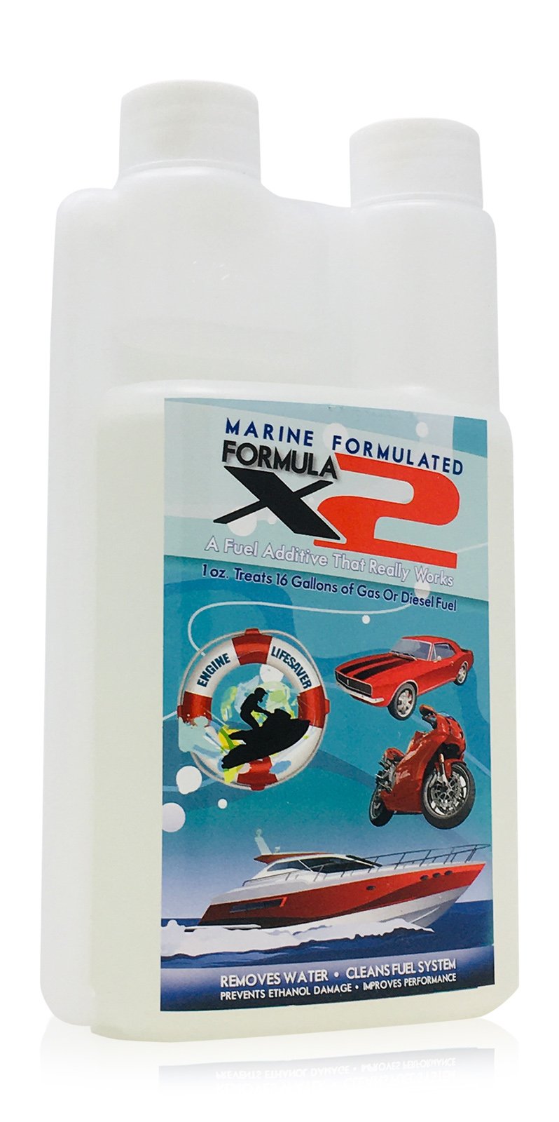Formula X2 Marine Fuel Additive - 16 Ounce Dispenser Bottle