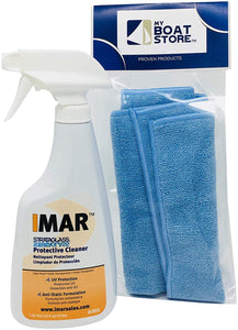 MyBoatStore Imar 301 Strataglass Cleaner Bundle with a Microfiber Detailing Cloth (2 Total Items)