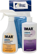 Load image into Gallery viewer, MyBoatStore Bundle Includes Imar 301 Strataglass Cleaner, an Imar 302 Polish and a Microfiber Detailing Cloth. Bundle has 3 Total Items