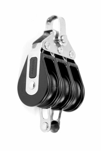 Nautos #92335 - Classic Line Triple Fixed with Becket - 39 mm Block, Organic