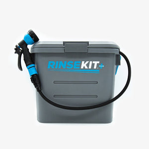 2 Gallon RinseKit Plus Portable Shower + Pressure Booster Pump