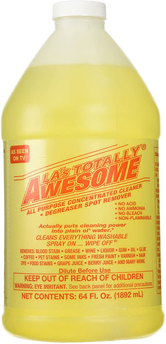 LA's Totally Awesome Concentrated Cleaner, Degreaser, and Spot Remover - 64 Ounce Concentrate