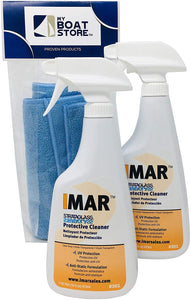 MyBoatStore Imar 301 Strataglass Cleaner Bundle (2 Bottles) with Microfiber Detailing Cloth (3 Total Items)