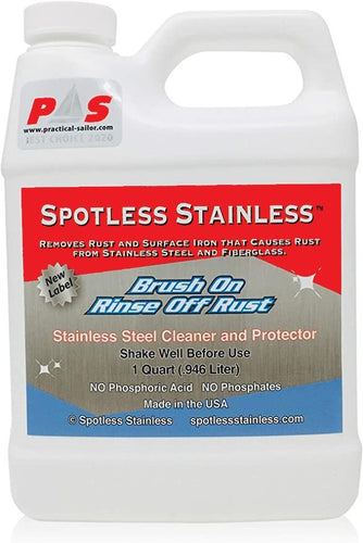 Spotless Stainless Rust Remover and Protectant - 32 Oz (Quart)