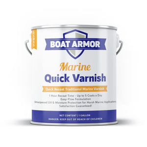 Boat-Armor Marine Quick Varnish - LAUNCHING OCTOBER 31ST!