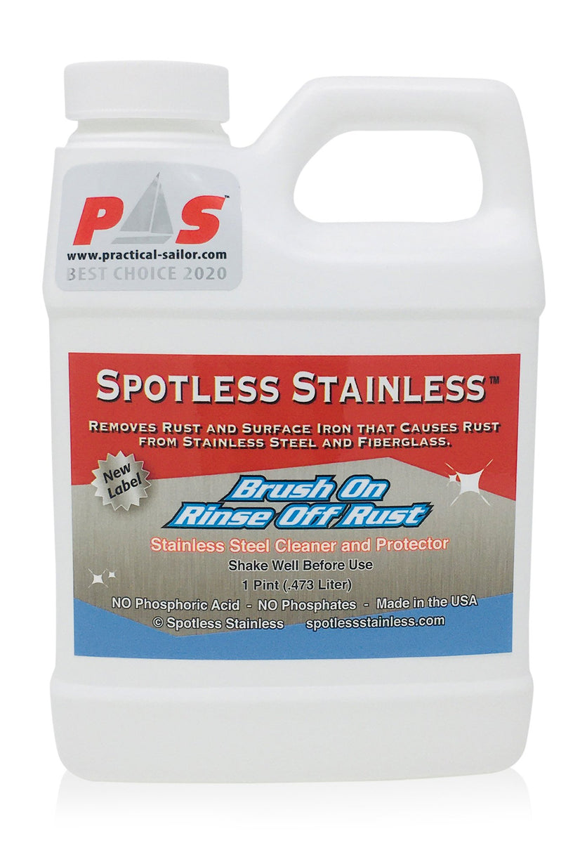 Ss Rust Cleaner Spotless Stainless Rust Remover and Protectant - 16 Ounce (Pint ...