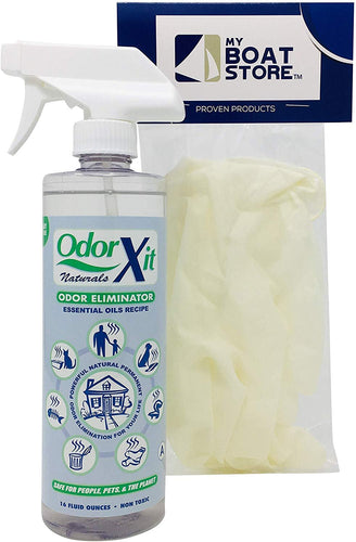 MyBoatStore Odor Xit Odor Eliminator Bundle with 2 Gloves (3 Total Items)